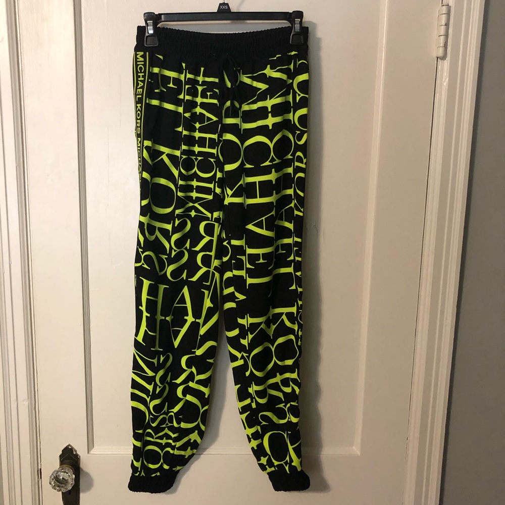 Michael Kors Newsprint Joggers